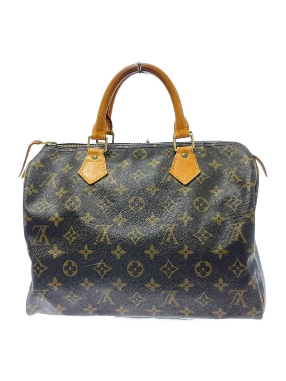 Louis Vuitton Monogram Speedy 30 Boston Bag Brown